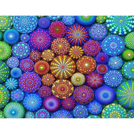 Puzzle Mandala Curcubeu, 2000 Piese Ravensburger - 1